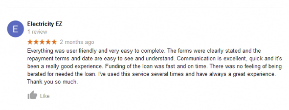 MODESTO_TINY_CASH_PAYDAY_REVIEW_FROM_GOOGLE_5_STARS